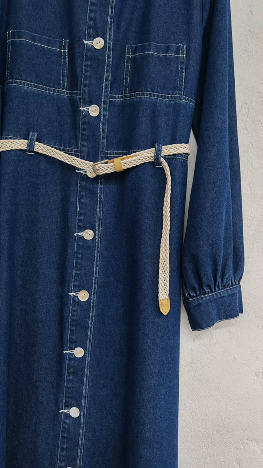Denim dress
