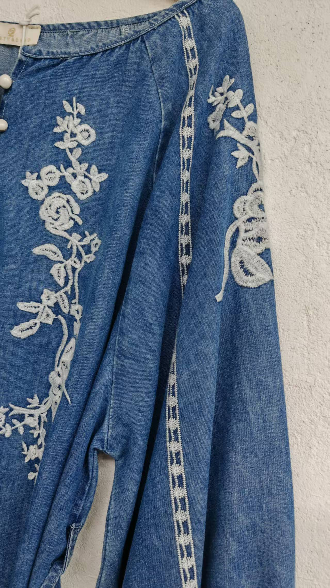 Cowboy long-sleeved shirt