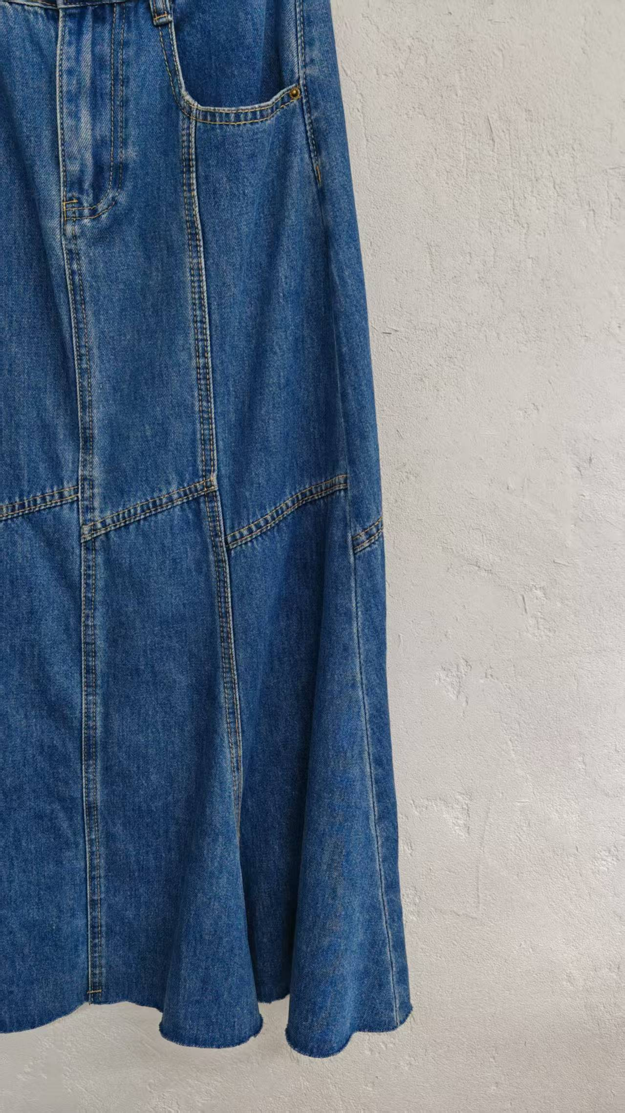 Cowboy half-length skirt
