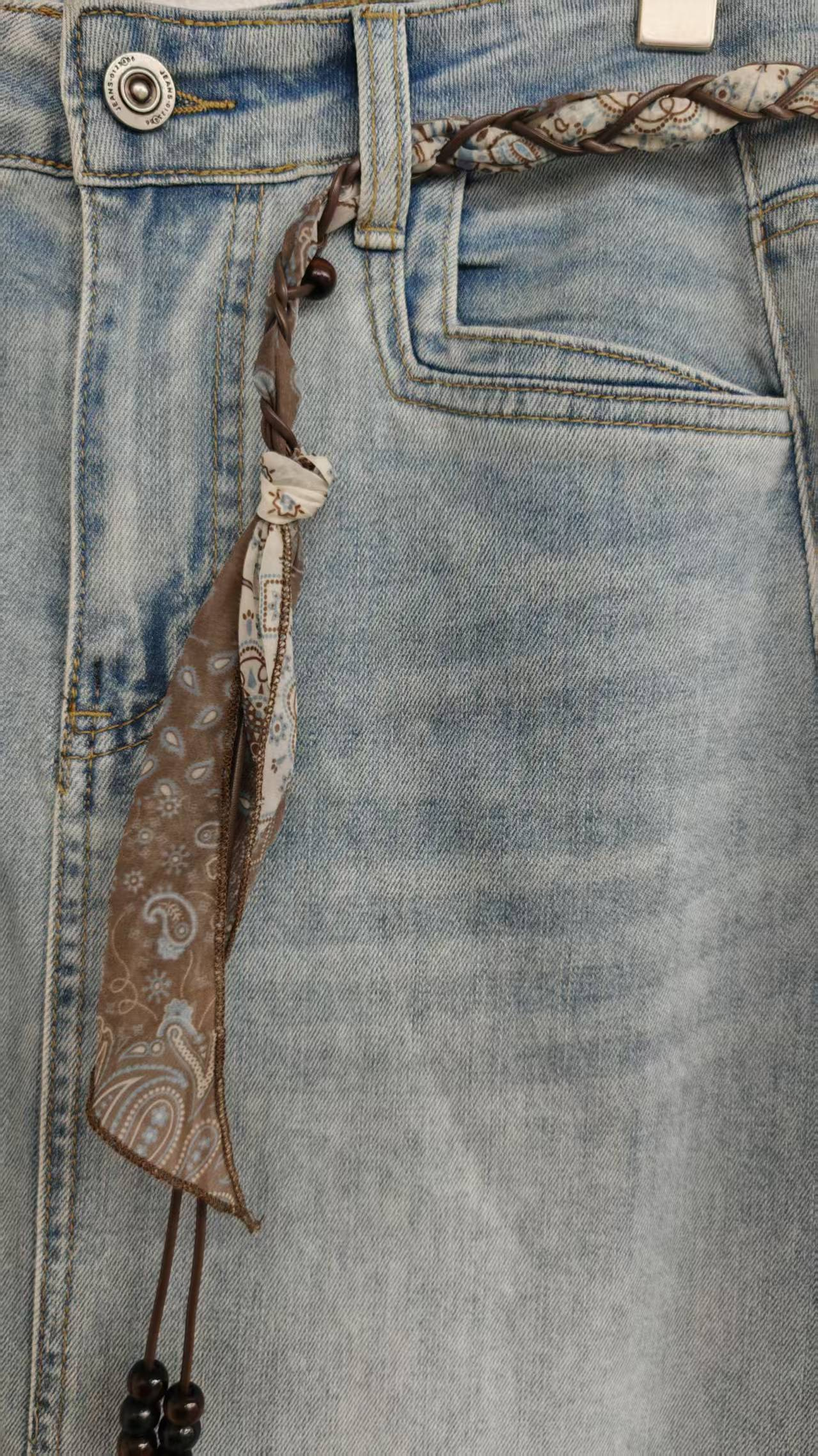 Cowboy half-length skirt