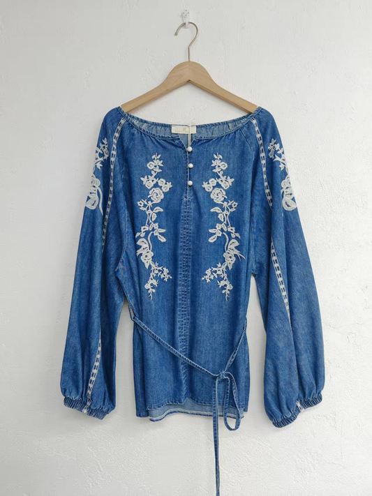 Cowboy long-sleeved shirt