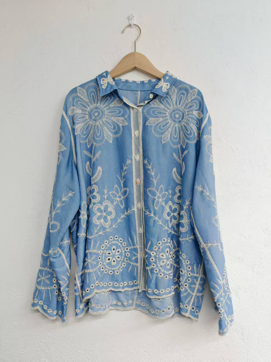 Cowboy long-sleeved shirt