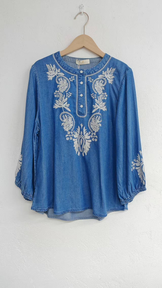 Cowboy long-sleeved shirt