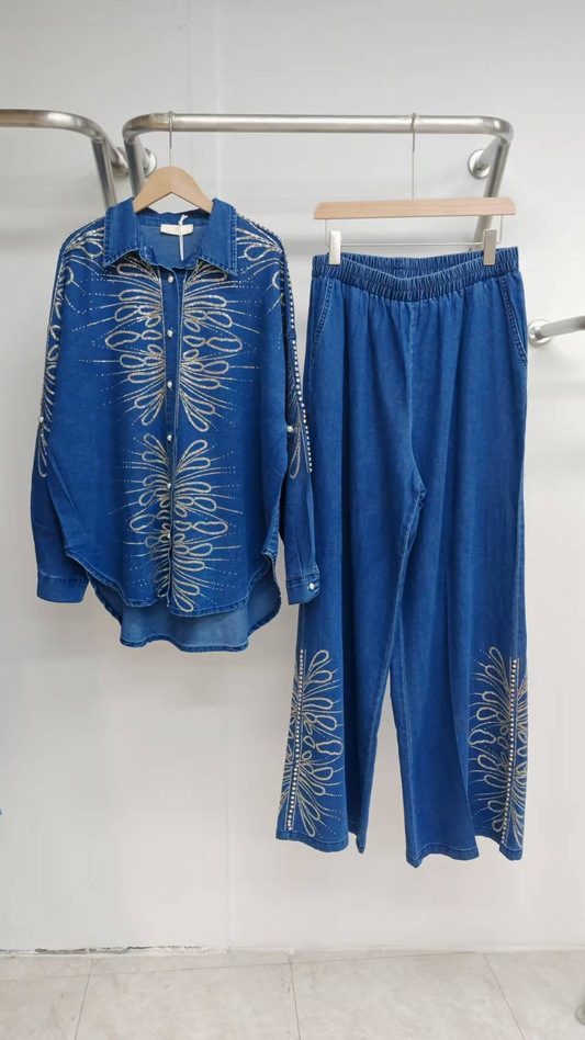 Jeans suit