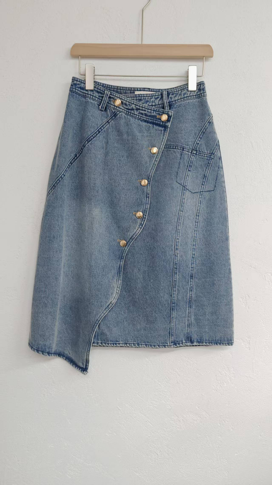 Cowboy half-length skirt