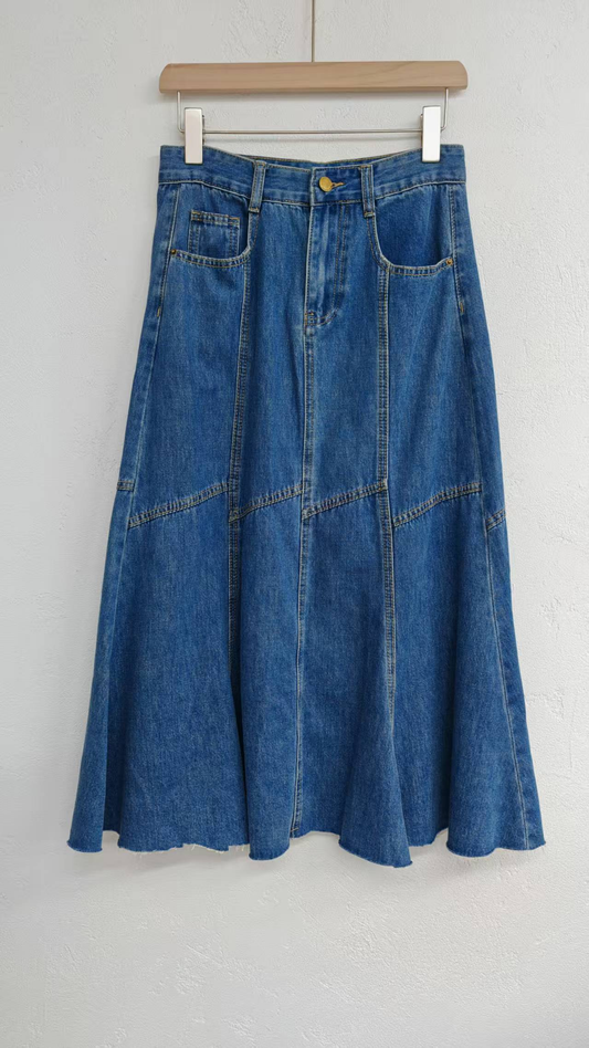 Cowboy half-length skirt