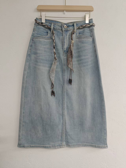 Cowboy half-length skirt