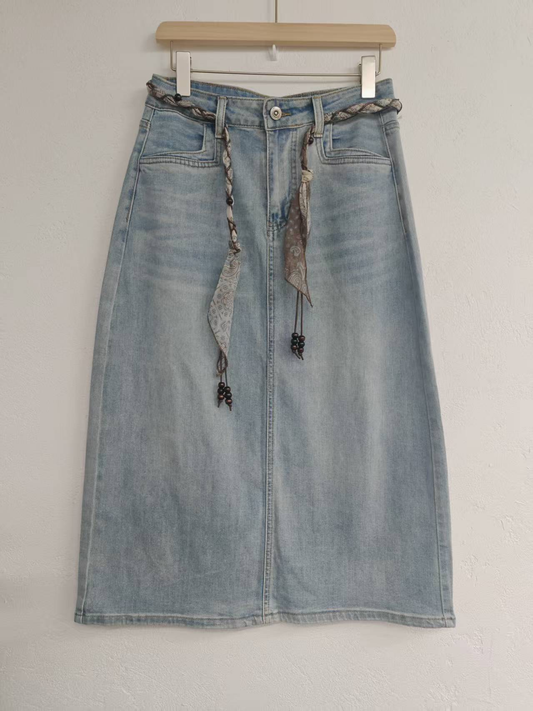 Cowboy half-length skirt