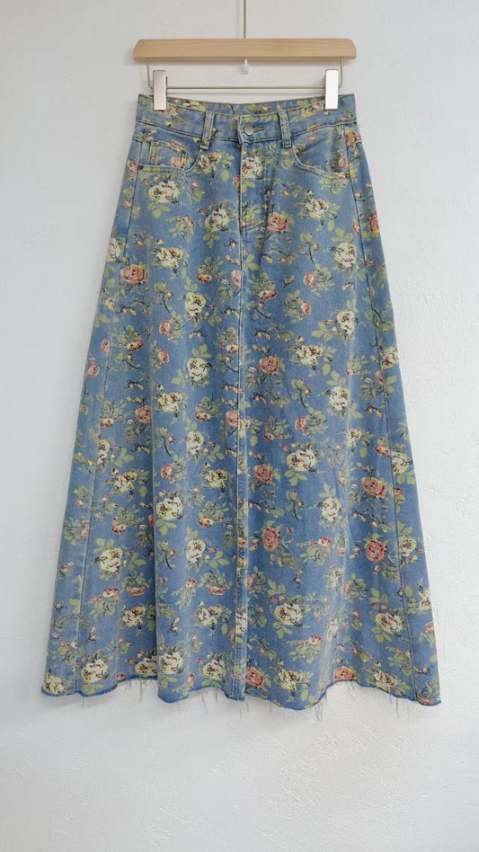 Cowboy half-length skirt