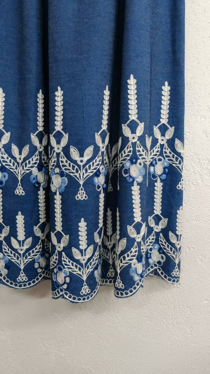 Cowboy half-length skirt